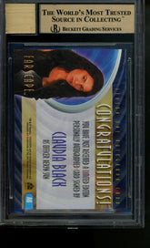 2000 Farscape S1 Claudia Black Aeryn Sun Case Topper Limited Ed Sp Auto BGS 9.5